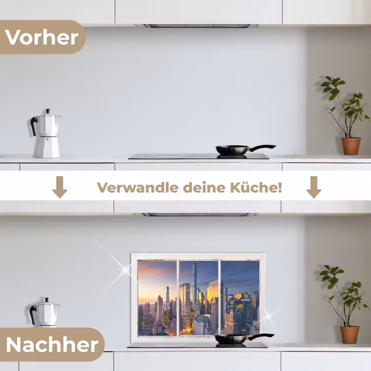 Spritzschutz Küche - New York - Aussicht - Skyline — 7