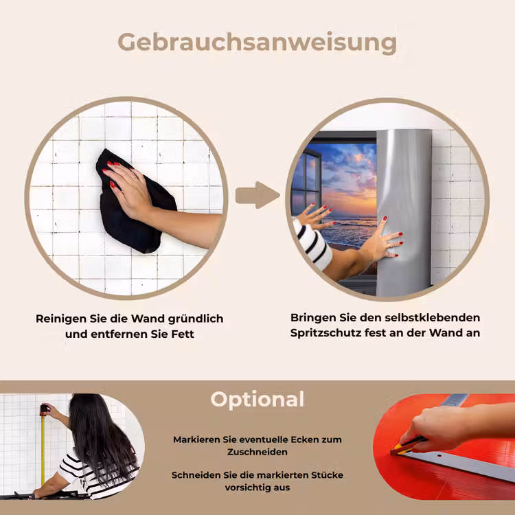 Spritzschutz Küche - Sonnenuntergang am Meer Aussichtspunkt — 6