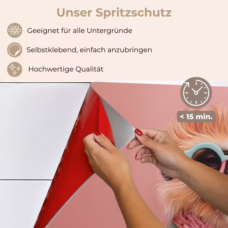 Spritzschutz Küche - Halstuch - Affe - Sonnenbrille - Jacke — 4