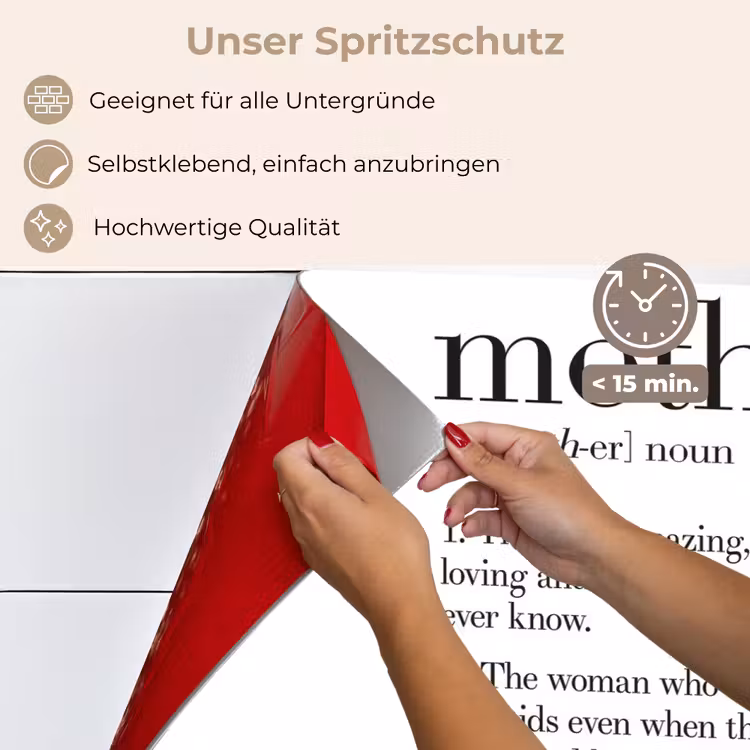 Spritzschutz Küche - Mutter Definition - Zitate - Mutter - Sprichwörter — 4