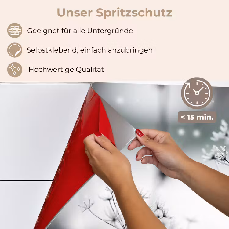 Spritzschutz Küche - Wintergeflüster — 4