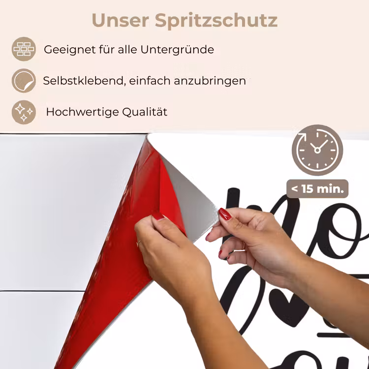 Spritzschutz Küche - Jungen - Muttertag - Zitate — 4