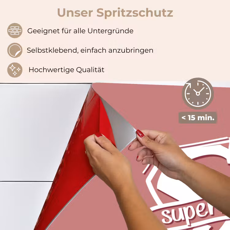 Spritzschutz Küche - Sprichwörter - Supermom - Mutter - Zitate — 4