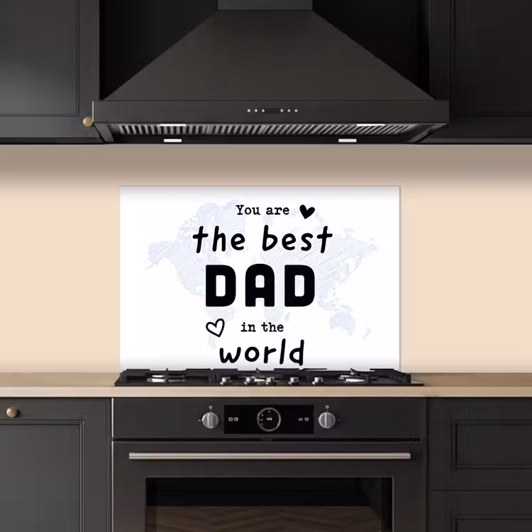 Spritzschutz Küche - Zitate - Der beste Papa der Welt - Sprichwörter - Papa — 5