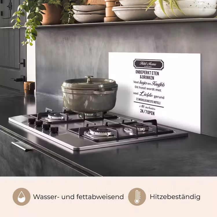 Spritzschutz Küche - Zitate - Mutter - Sprichwörter - Hotel mum — 2