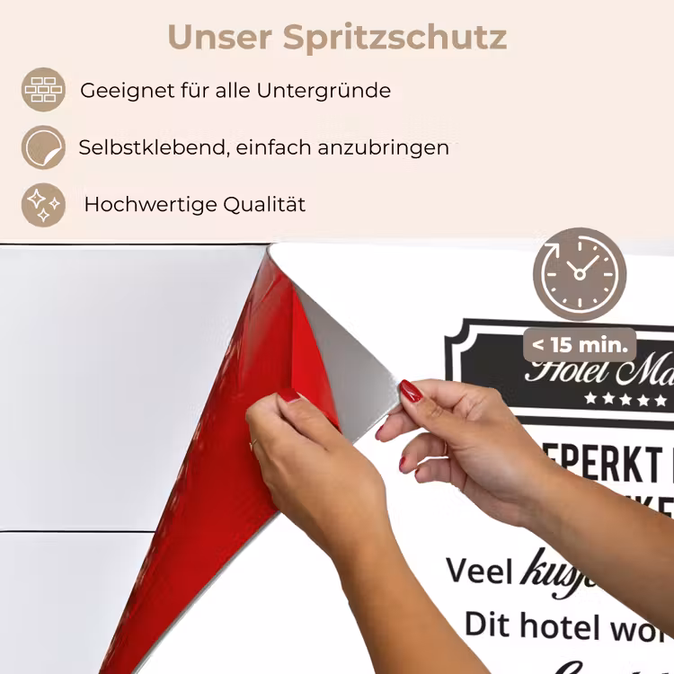 Spritzschutz Küche - Zitate - Mutter - Sprichwörter - Hotel mum — 4