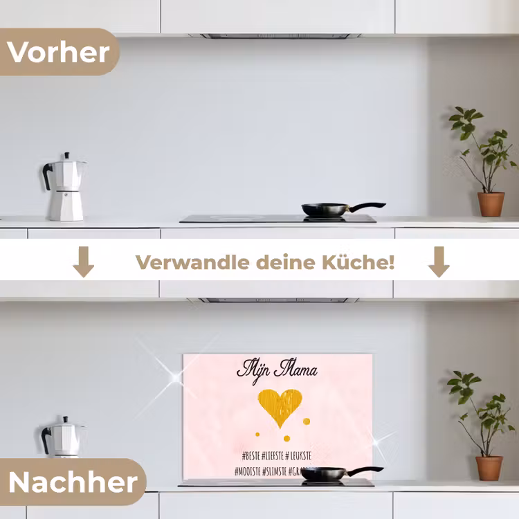 Spritzschutz Küche - Zitate - Mutter - Sprichwörter - Meine Mutter — 7