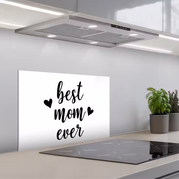 Spritzschutz Küche - Zitate - Muttertag - Geschenk — 1