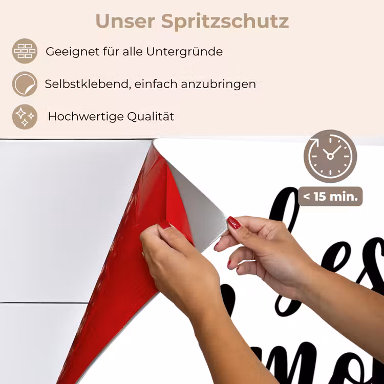Spritzschutz Küche - Zitate - Muttertag - Geschenk — 4