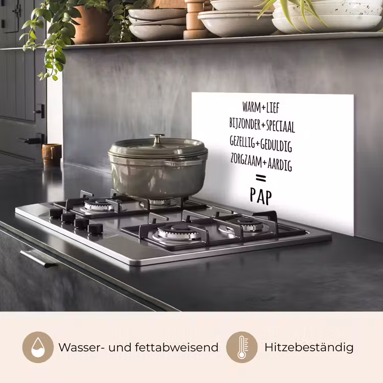 Spritzschutz Küche - Zitate - Vater Definition - Sprichwörter - Vater — 2