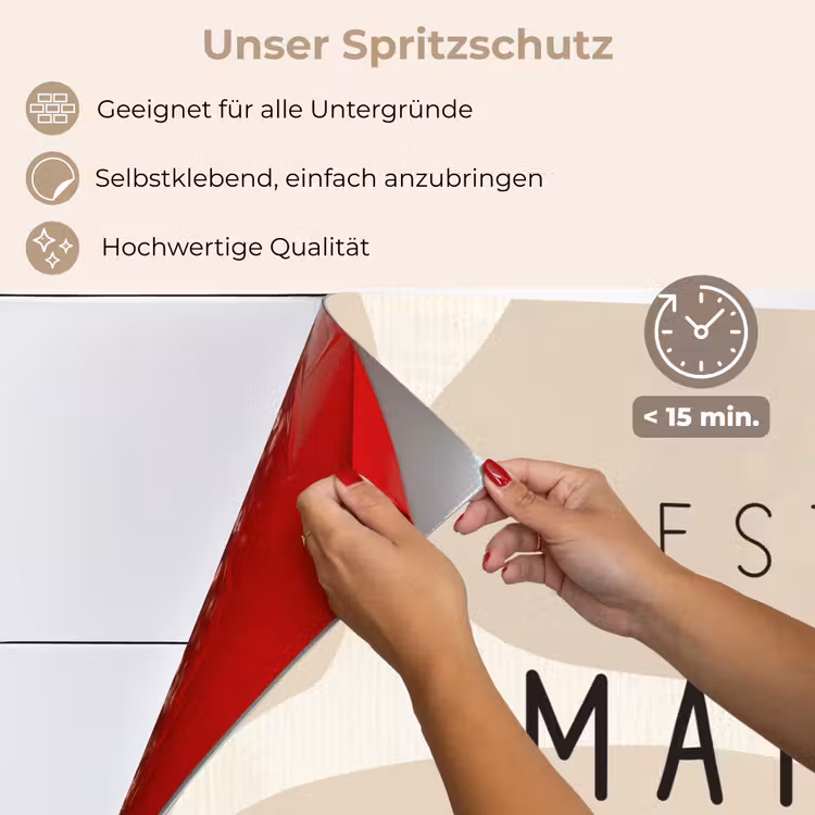 Spritzschutz Küche - Zitate - Beste Mutter aller Zeiten - Mutter - Sprichwörter — 4