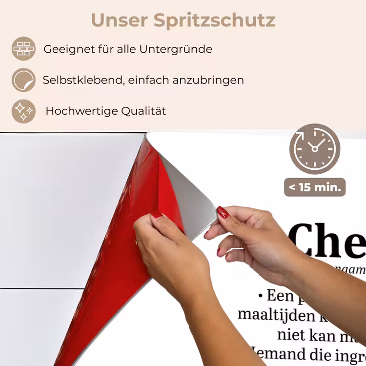 Spritzschutz Küche - kochen - definition - koch - küche - sprichwörter - Wörterbuch — 4