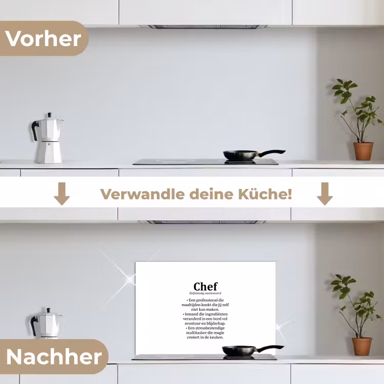 Spritzschutz Küche - kochen - definition - koch - küche - sprichwörter - Wörterbuch — 7