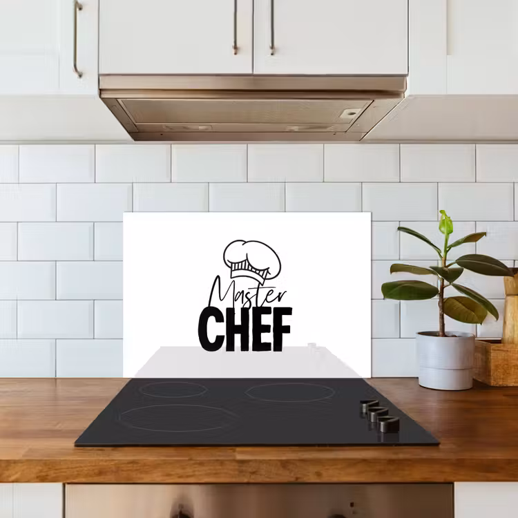 Spritzschutz Küche - Küche - Kochen - Backen - Chefkoch - Meisterkoch - Text — 3