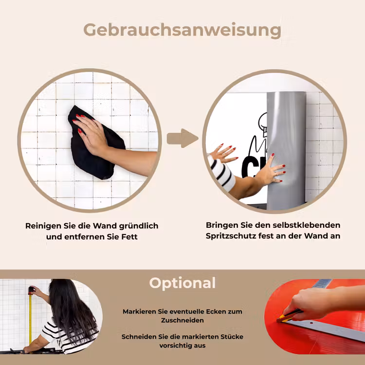 Spritzschutz Küche - Küche - Kochen - Backen - Chefkoch - Meisterkoch - Text — 6