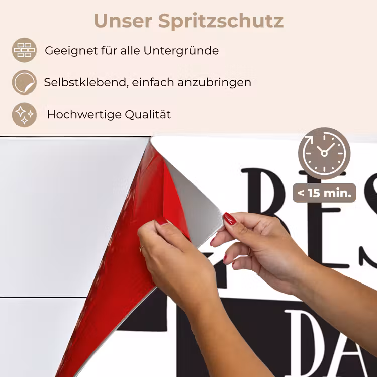 Spritzschutz Küche - Papa - Zitat - Lieber Papa — 4
