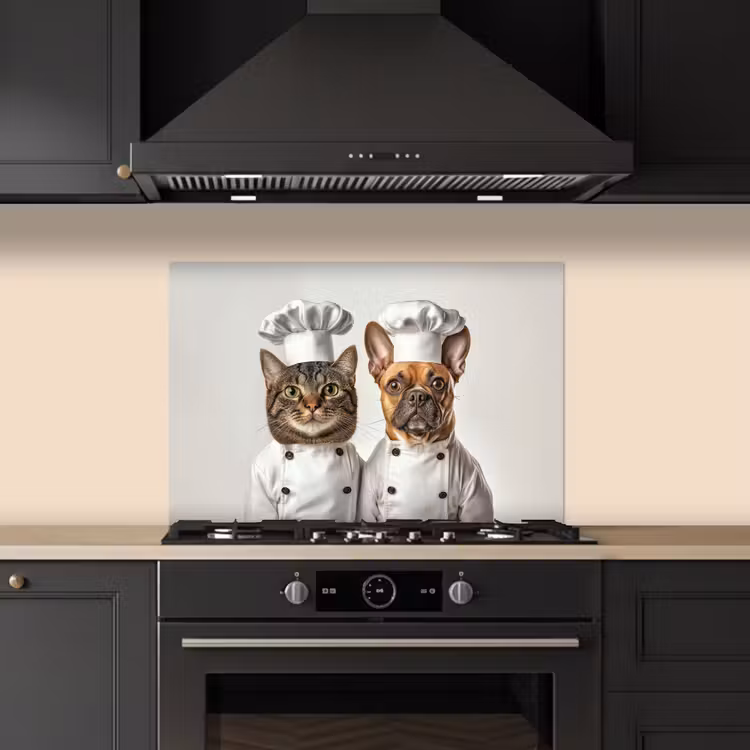 Spritzschutz Küche - Katze - Hund - Kochkleidung — 5