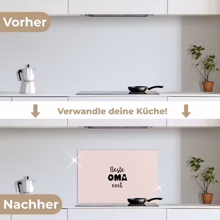 Spritzschutz Küche - Zitate - Oma - Beste Oma aller Zeiten - Sprichwörter — 7
