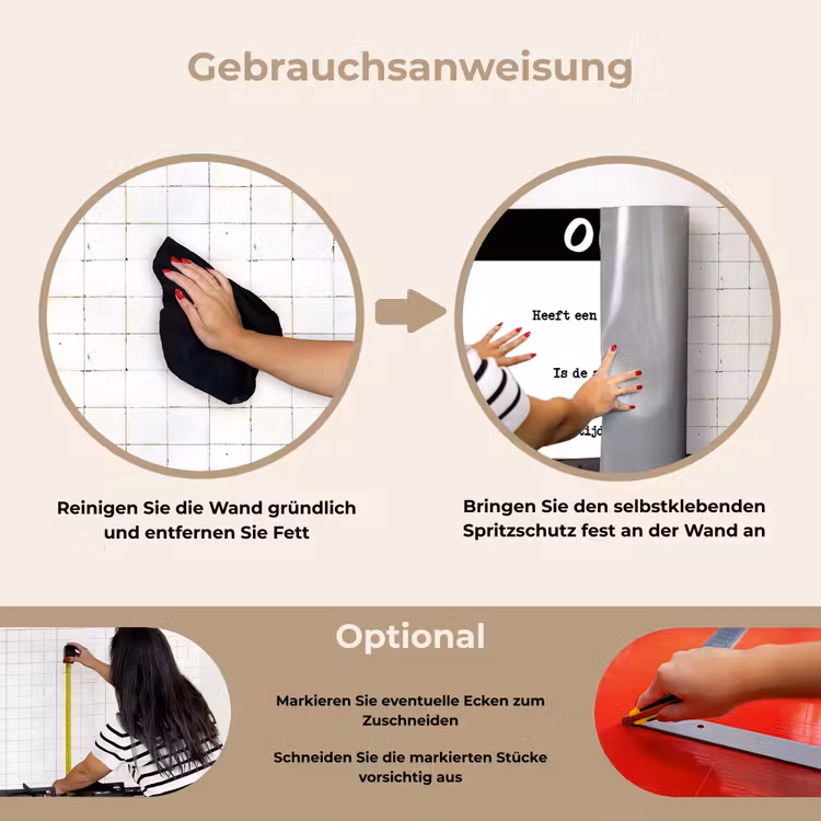 Spritzschutz Küche - Zitate - Oma ist die Süßeste - Sprichwörter - Oma — 6