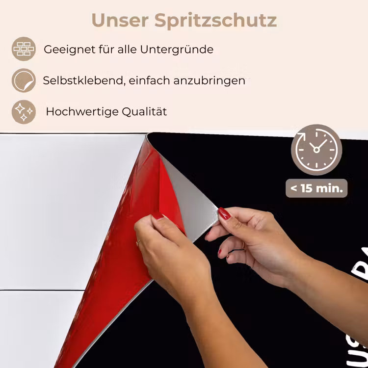 Spritzschutz Küche - Sardinen - Text - Fisch - Konserven — 4