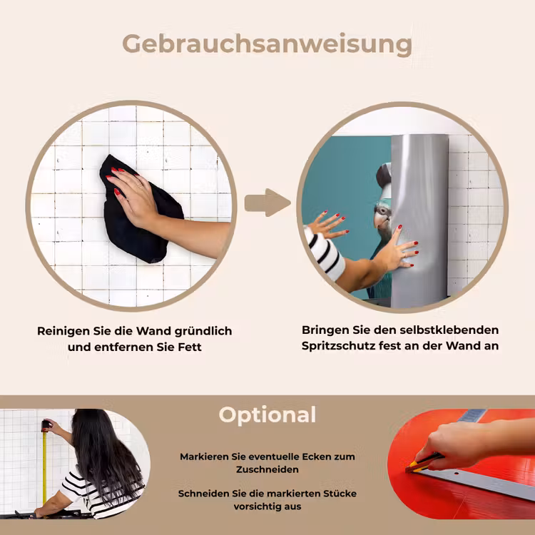 Spritzschutz Küche - Sittich - Vogel - Kochmütze - Niedlich — 6