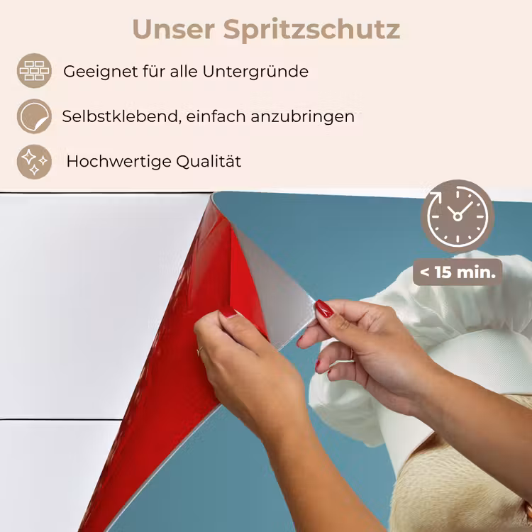 Spritzschutz Küche - Ente - Kochmütze - Niedlich - Vogel — 4