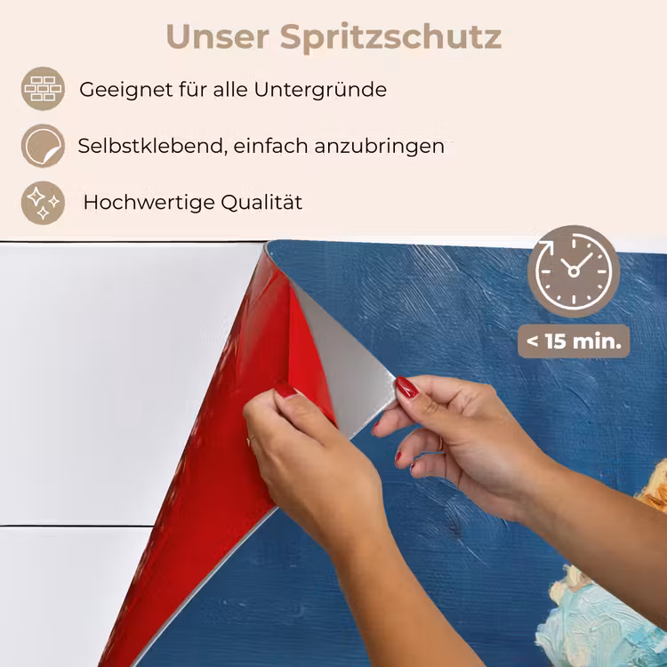 Spritzschutz Küche - Eiswaffel - Kugeln - Schmelzen - Rosa — 4