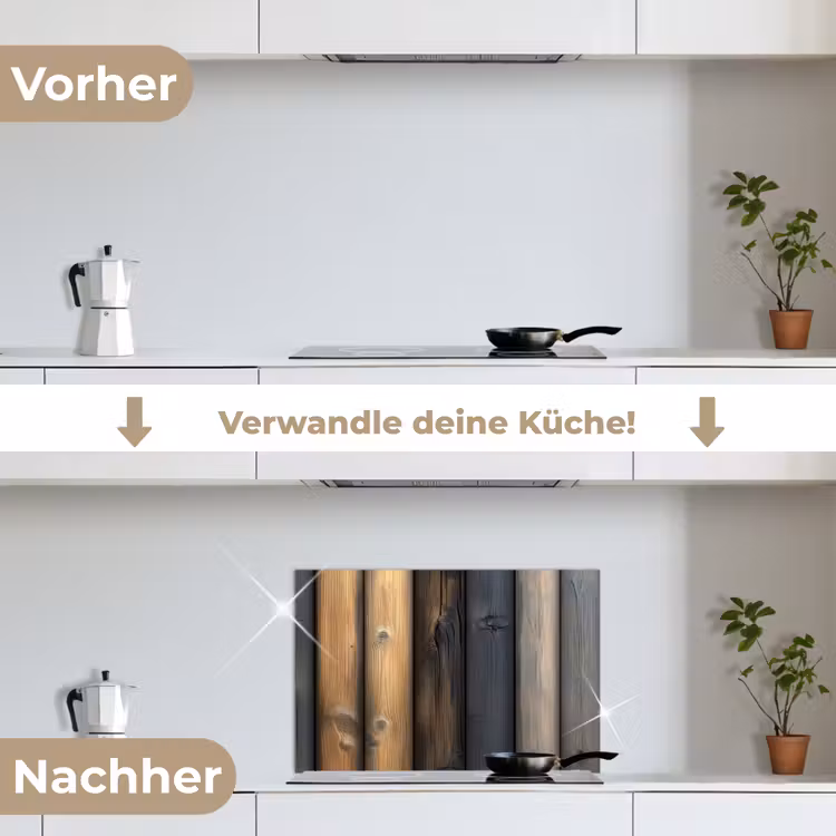 Spritzschutz Küche - Holz - Dielen - Gemischt — 7