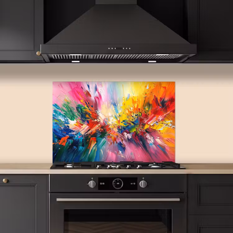 Spritzschutz Küche - Farbe - Bunt - Explosion — 5