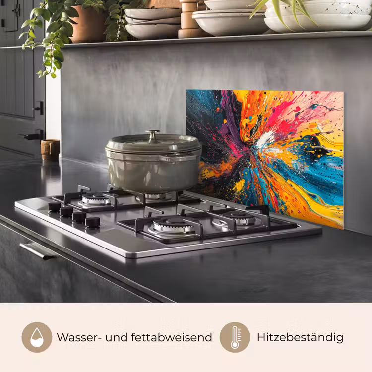Spritzschutz Küche - Farben - Farbe - Muster — 2