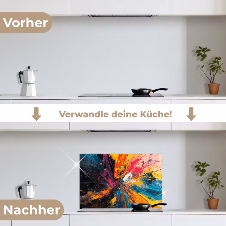 Spritzschutz Küche - Farben - Farbe - Muster — 7