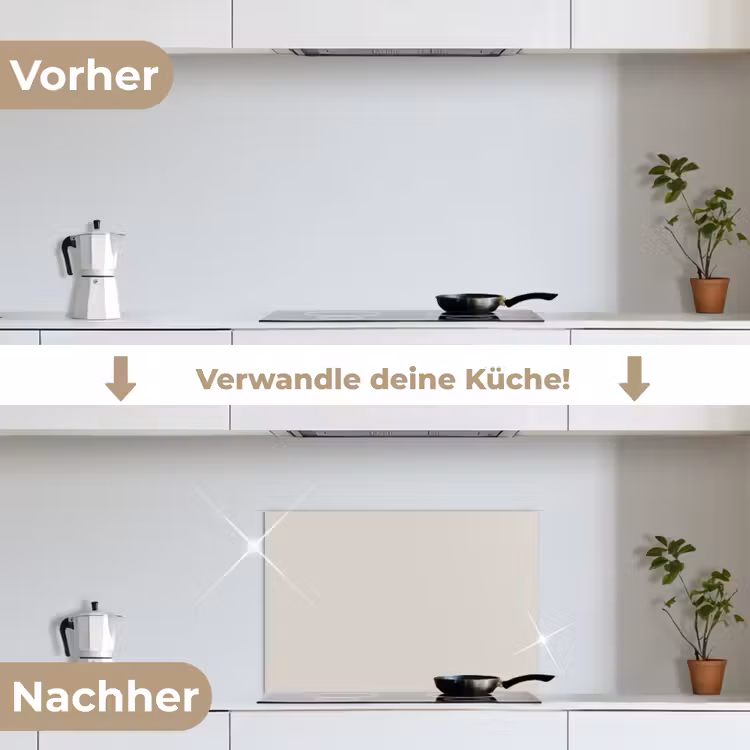 Spritzschutz Küche - Grau - Hell - Herbst — 7