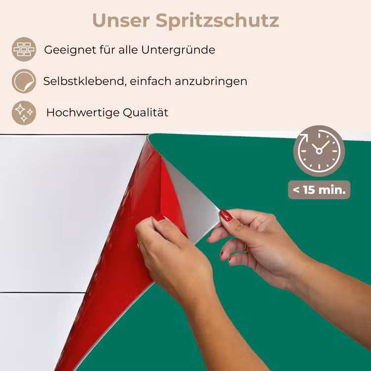 Spritzschutz Küche - Grün - Wald - Farben — 4