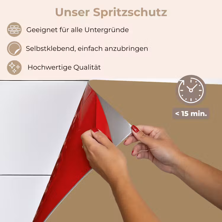 Spritzschutz Küche - Palette - Beige - Innenbereich — 4