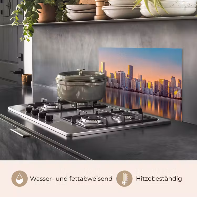 Spritzschutz Küche - Skyline - Gebäude - Städte — 2