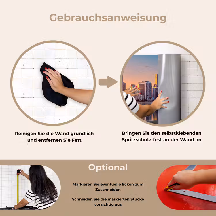 Spritzschutz Küche - Skyline - Gebäude - Städte — 6