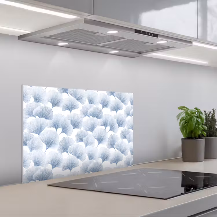 Spritzschutz Küche - Ventilator - Modern - Blau — 1
