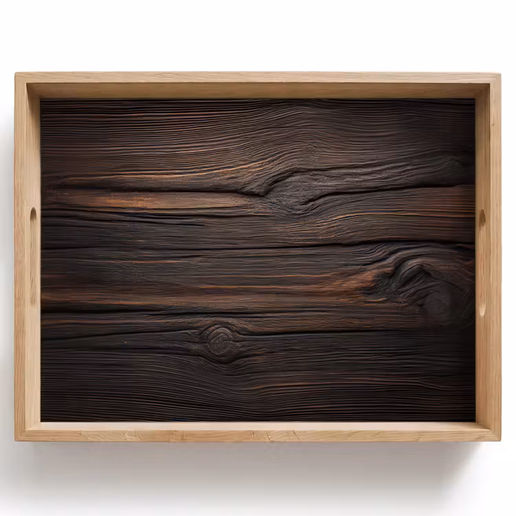 Tablett - Holz - Launische Maserung — 1