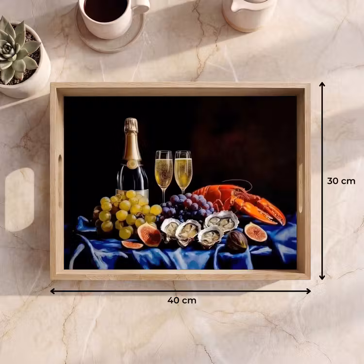 Tablett - Champagner - Luxus - Austern — 7