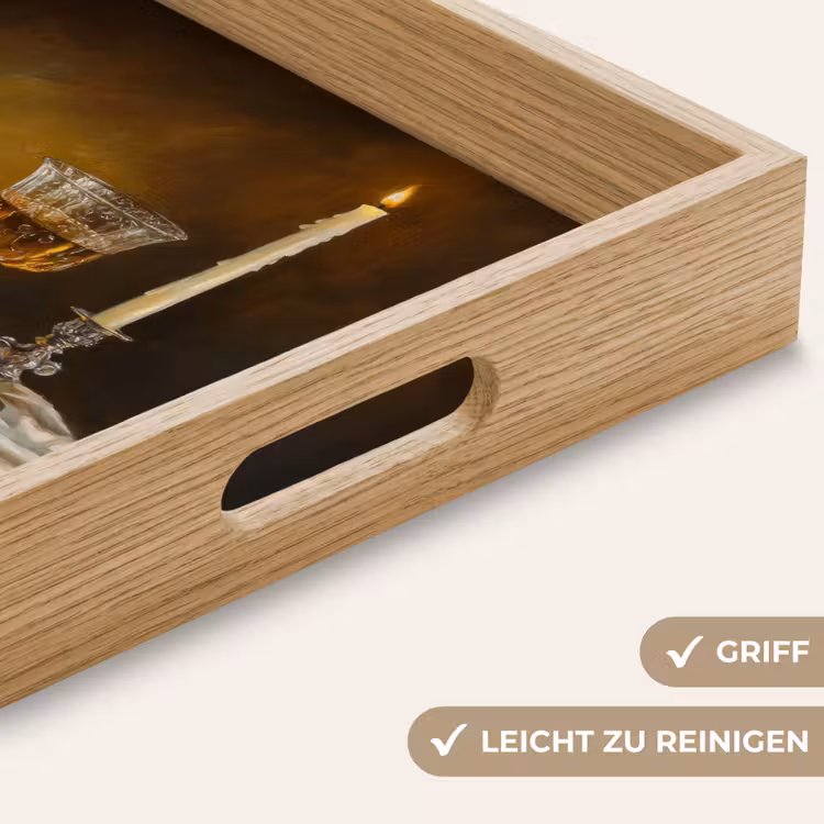 Tablett - Obst - Stilleben - Wein - Kerze — 8