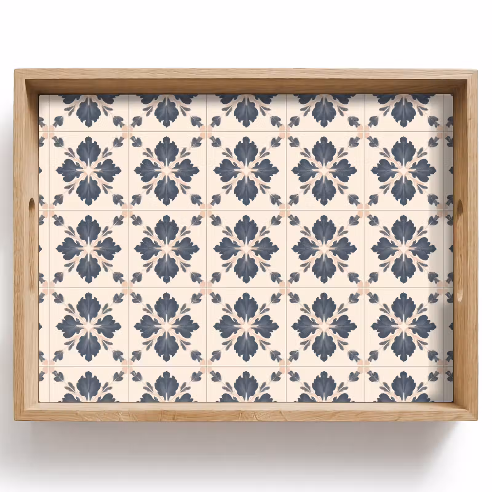 Tablett - Blattform - Klassisch - Farbenfroh — 1