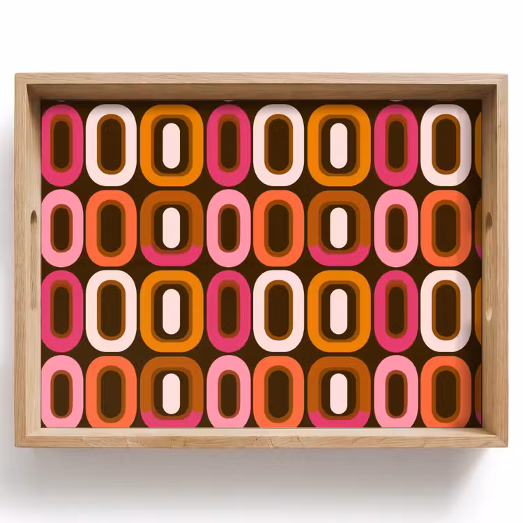 Tablett - Modern - Retro - Farbenfroh — 1