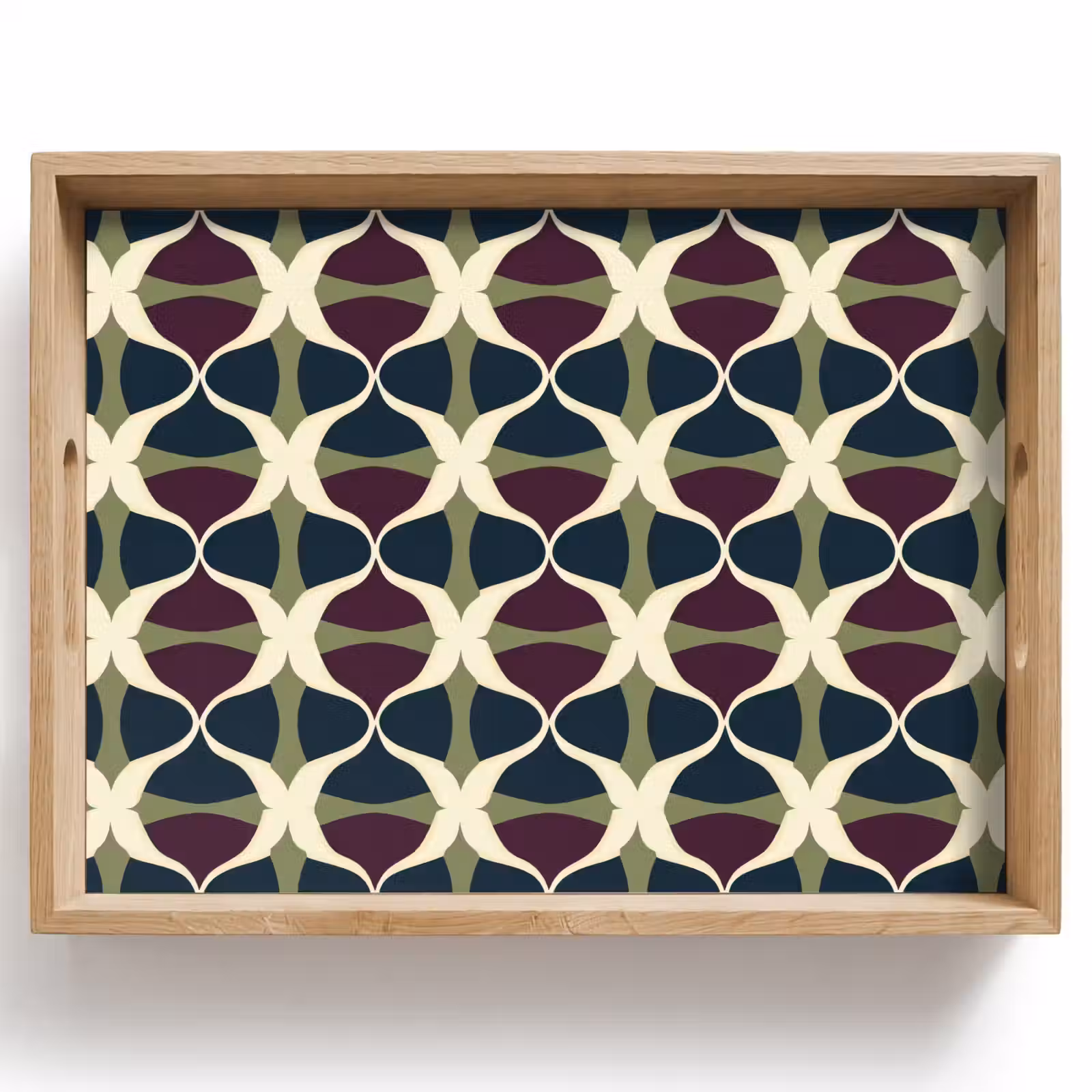 Tablett - Abstrakt - Retro - Farbenfroh — 1