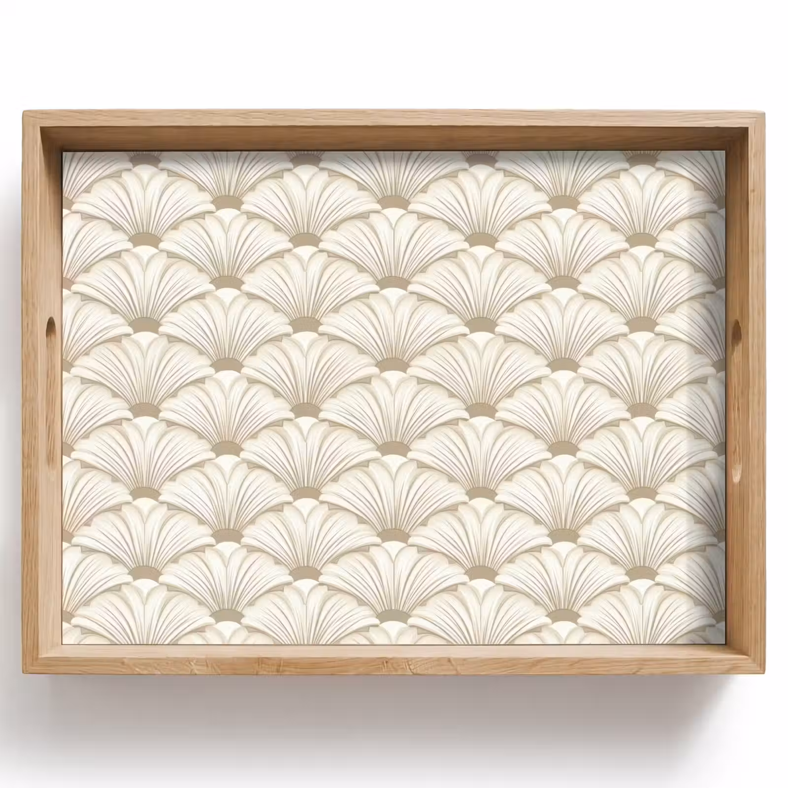 Tablett - Klassisch - Kunst - Beige — 1