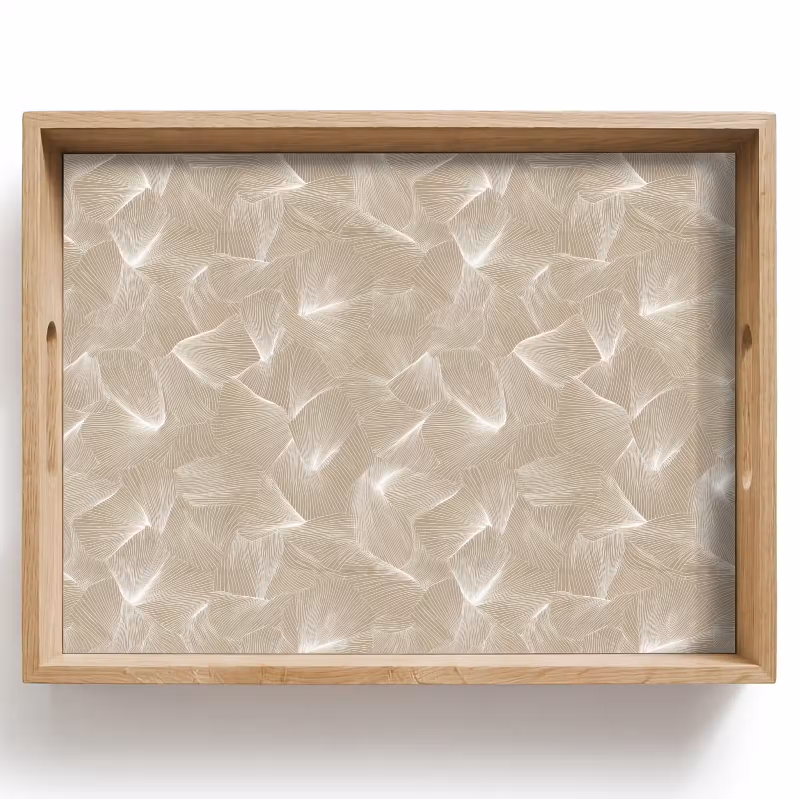 Tablett - Organisch - Textur - Beige — 1