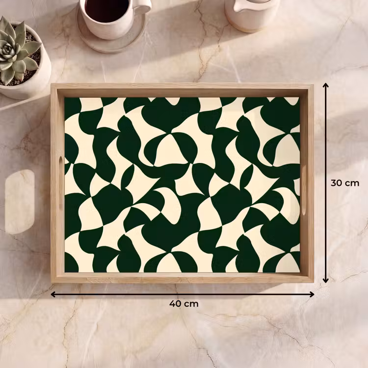 Tablett - Grün - Bio-Oberflächen - Creme — 7