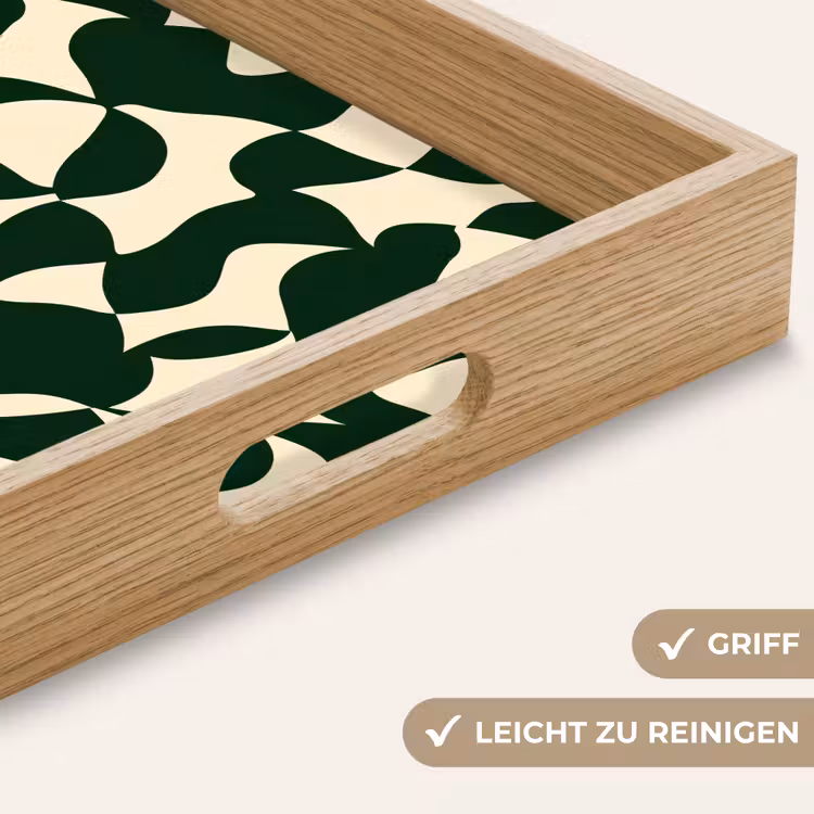Tablett - Grün - Bio-Oberflächen - Creme — 8