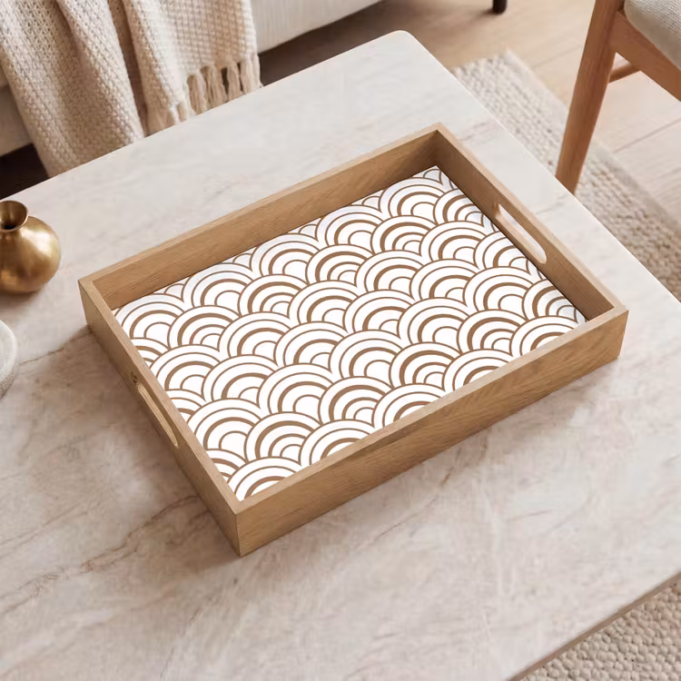 Tablett - Klassisch - Motiv - Terrakotta — 2