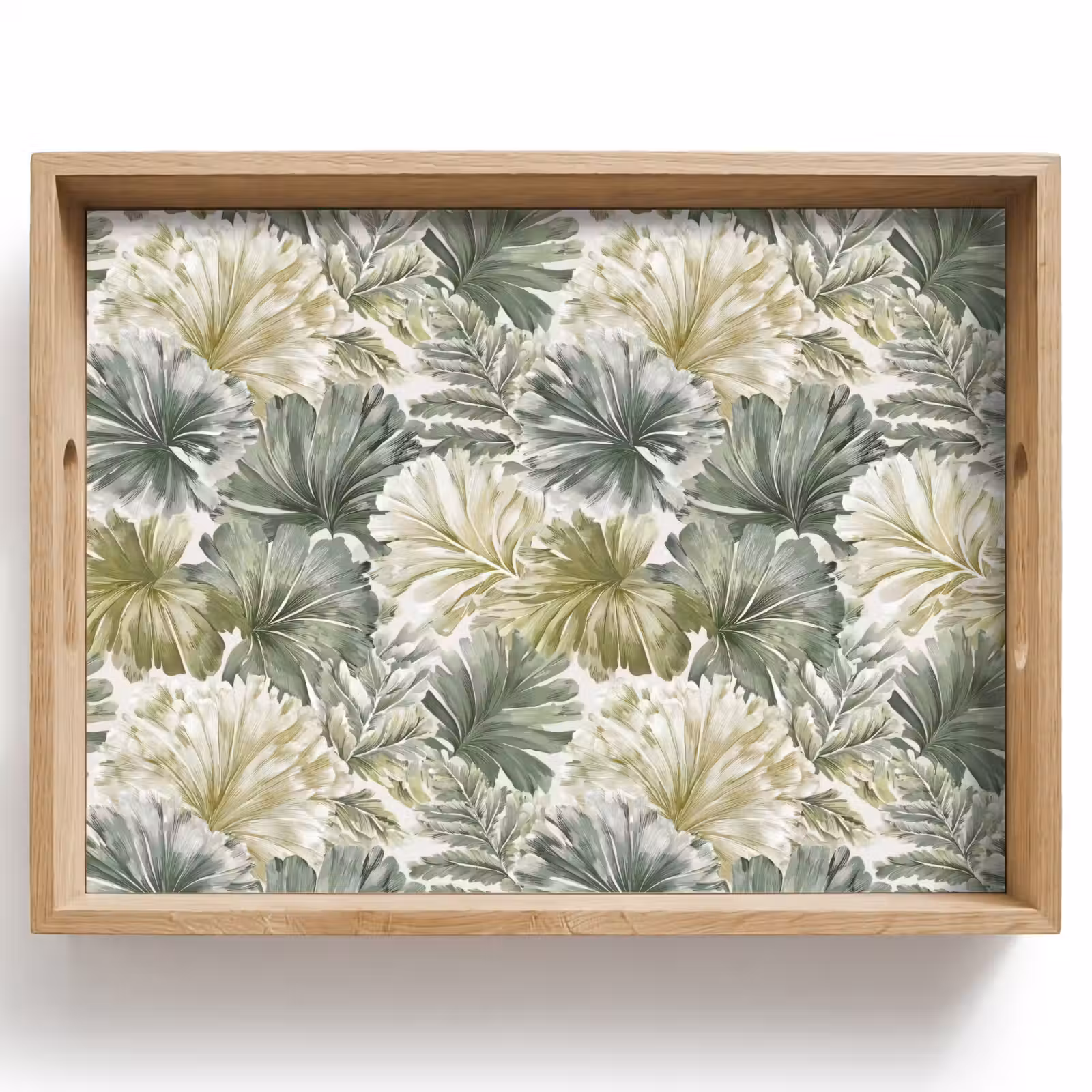 Tablett - Blätter - Botanisch - Grün — 1
