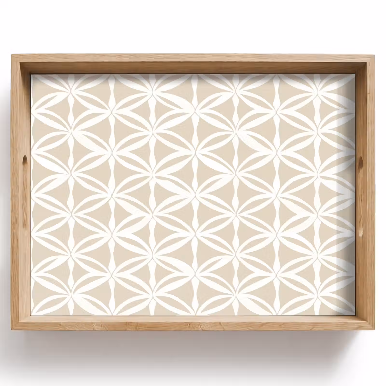 Tablett - Motiv - Modern - Beige — 1